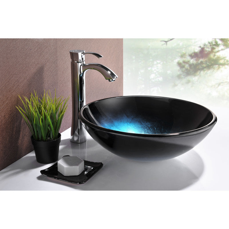 Tara Series Deco-Glass Vessel Sink