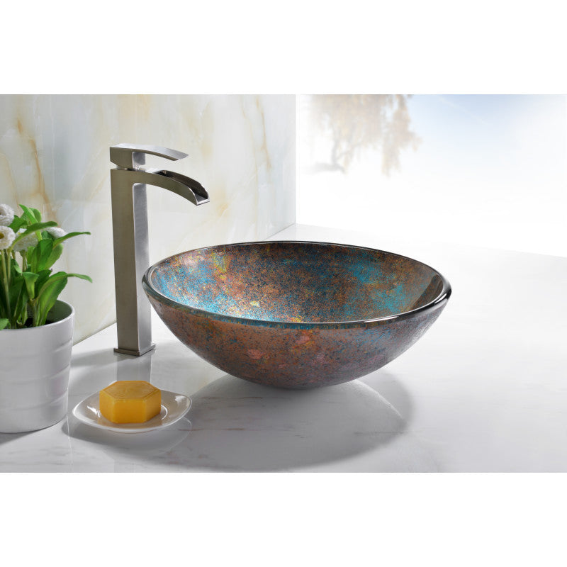 Stellar Series Deco-Glass Vessel Sink