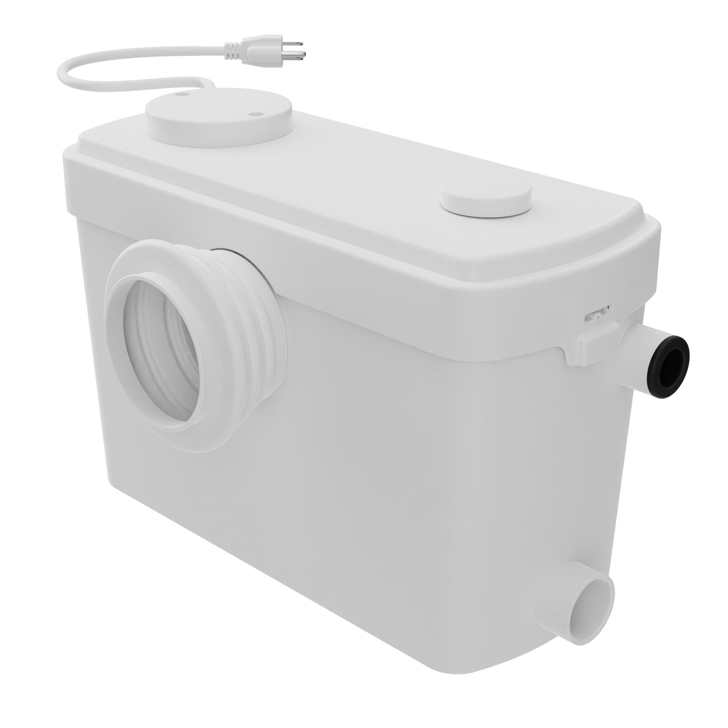 NESSO 0.8-HP 115-Volt 33 GPM Macerator Effluent Pump in White with High Flow Capacity and Fast Super Quiet Operation