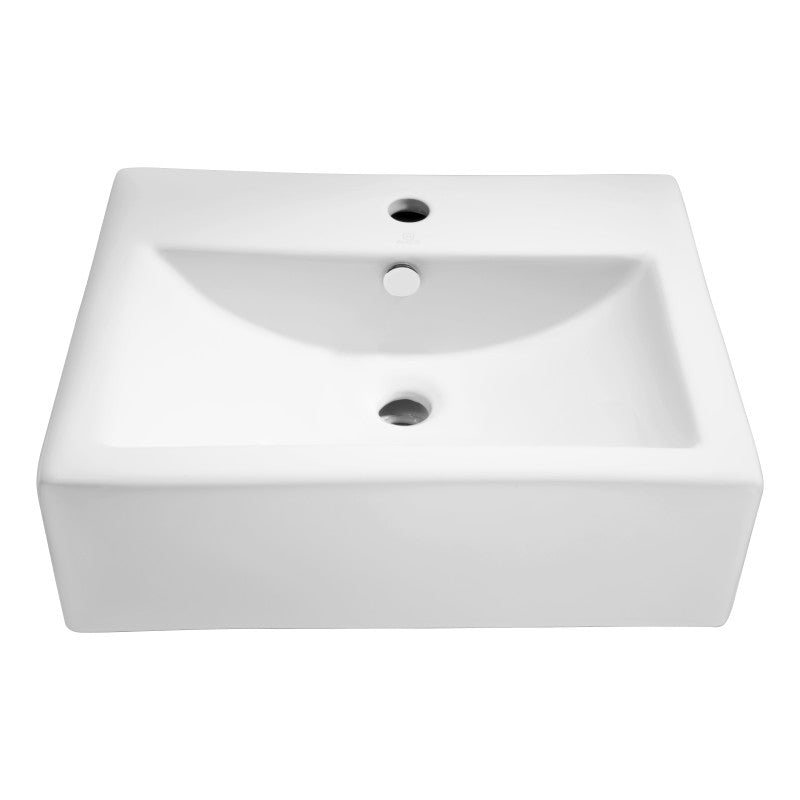 Vitruvius Series Ceramic Vessel Sink in White