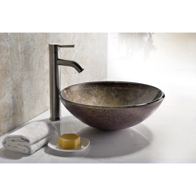 Tara Series Deco-Glass Vessel Sink