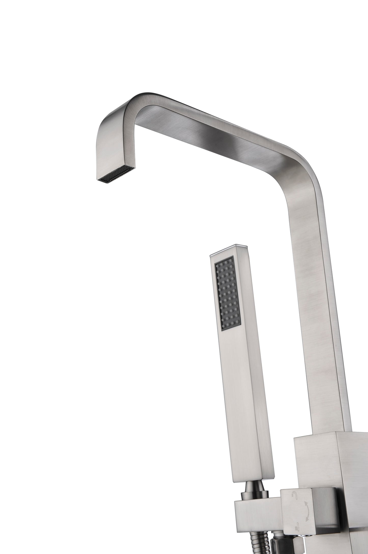 Victoria 2-Handle Claw Foot Tub Faucet with Hand Shower