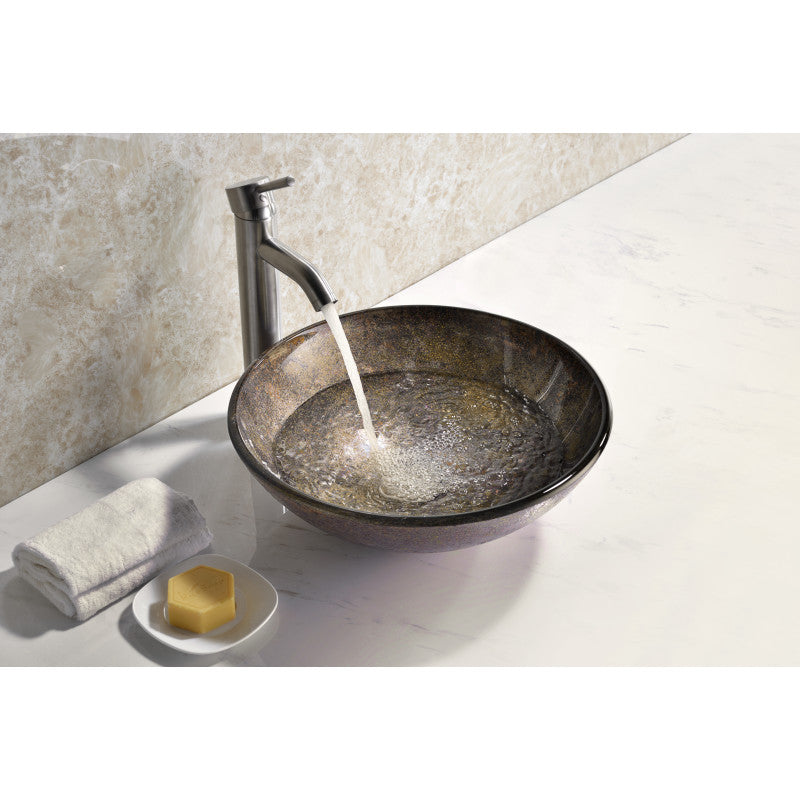 Tara Series Deco-Glass Vessel Sink