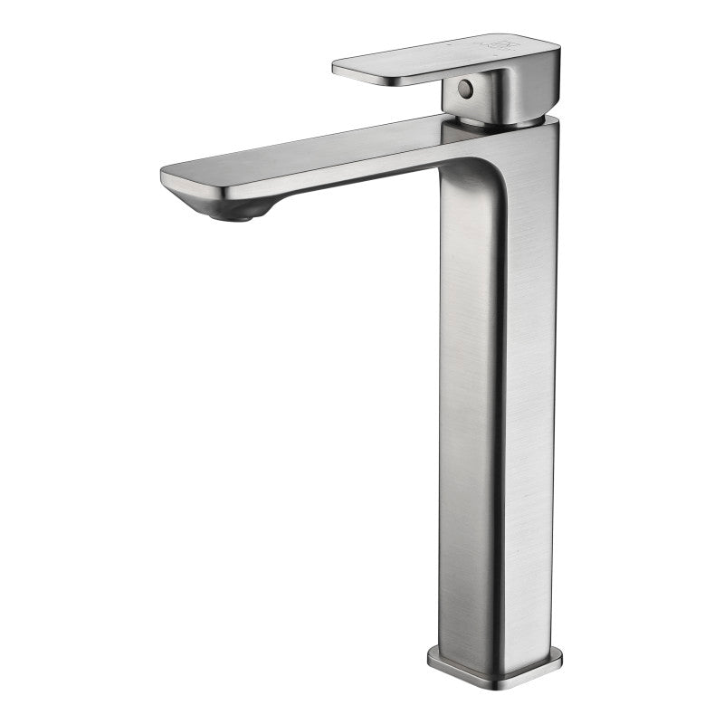 L-AZ103BN - Vibra Single Hole Single-Handle Bathroom Sink Faucet-Brushed Nickel
