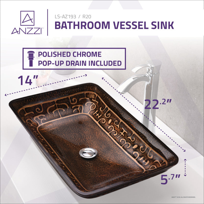 Tuasavi Series Vessel Sink in Macedonian Bronze