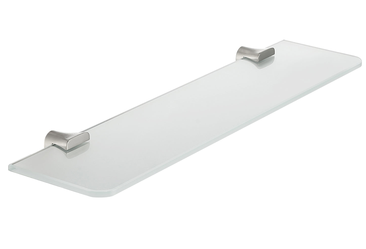 AC-AZ050BN - Essence Series Glass Shelf in Brushed Nickel
