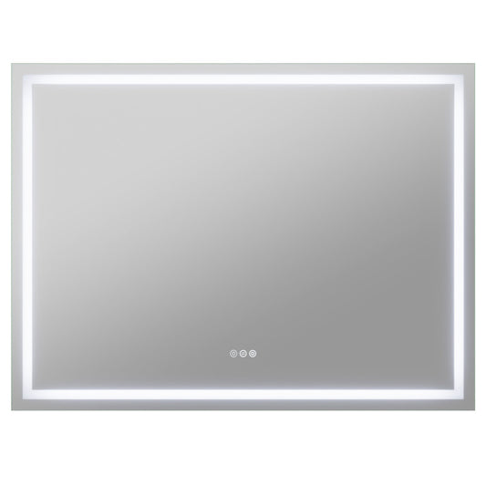 BA-LMDFX023AL - 36-in. x 48-in. Frameless LED Front/Back Light Bathroom Mirror w/Defogger