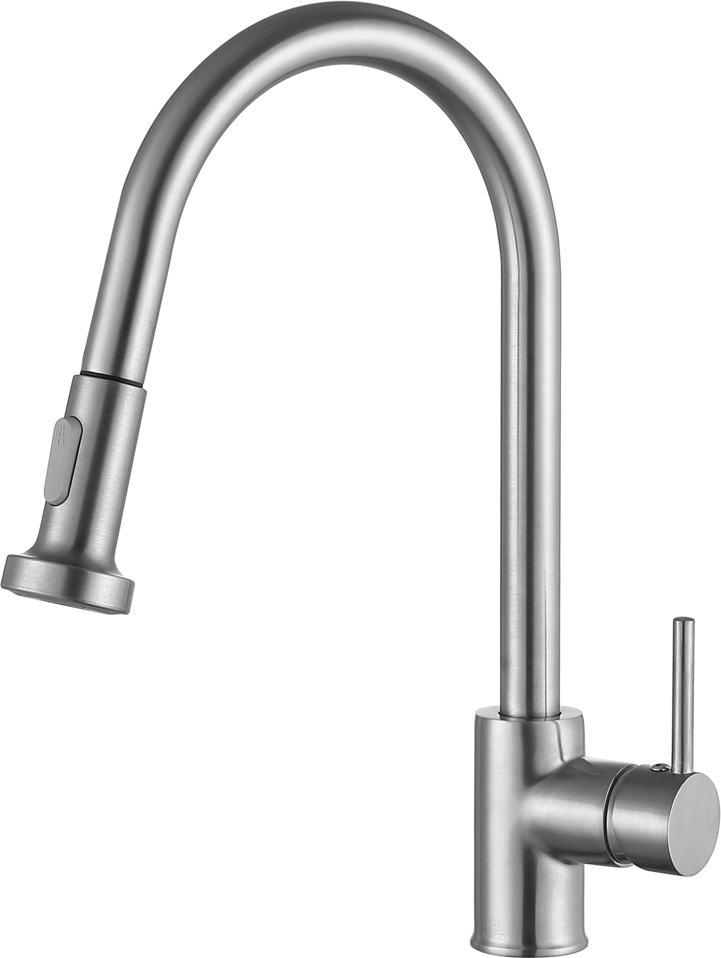 KF-AZ213BN - Tycho Single-Handle Pull-Out Sprayer Kitchen Faucet in Brushed Nickel