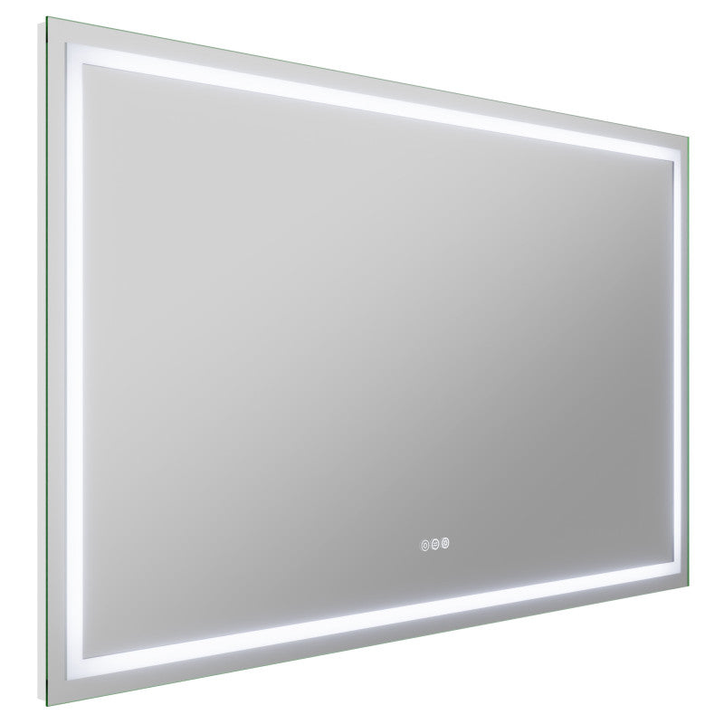 36-in. x 60-in. Frameless LED Front/Back Light Bathroom Mirror w/Defogger