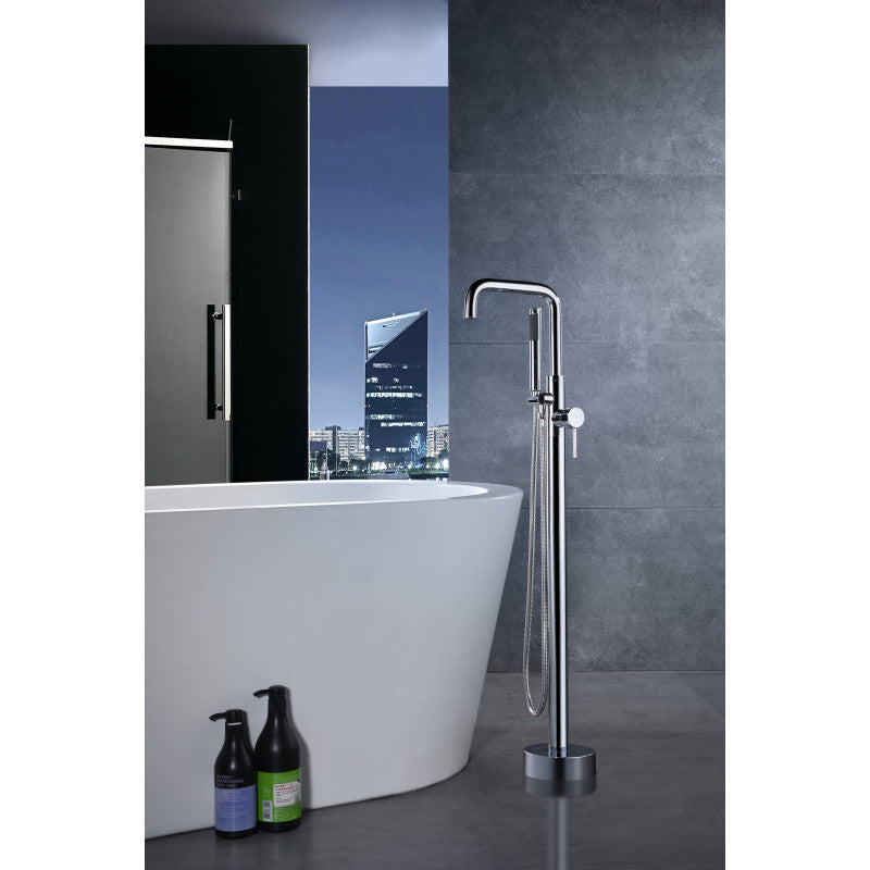 FS-AZ0048CH - Moray Series 2-Handle Freestanding Tub Faucet in Polished Chrome