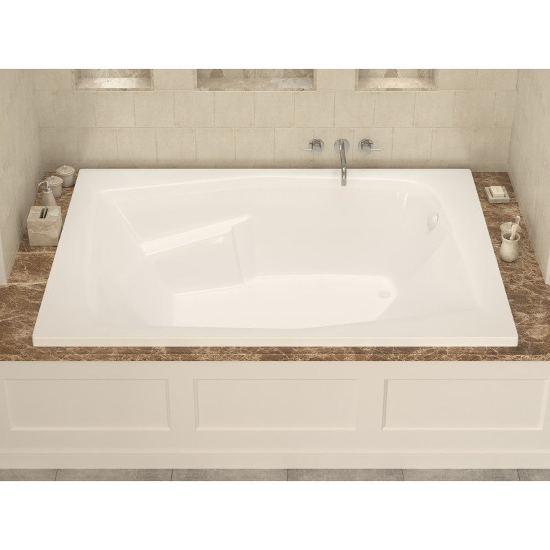 Atlantis Whirlpools Caresse 54 x 72 Rectangular Air Jetted Bathtub