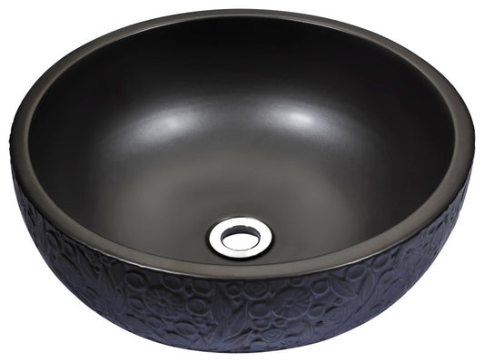 Tara Series Ceramic Vessel Sink in Black