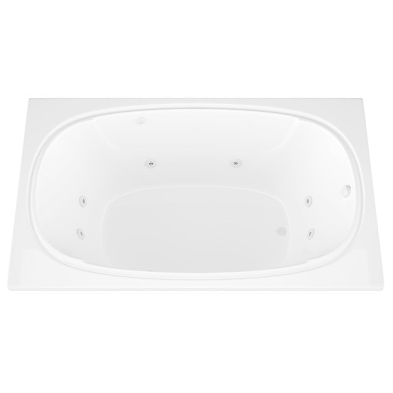 Atlantis Whirlpools Charleston 48 x 72 Rectangular Whirlpool Jetted Bathtub