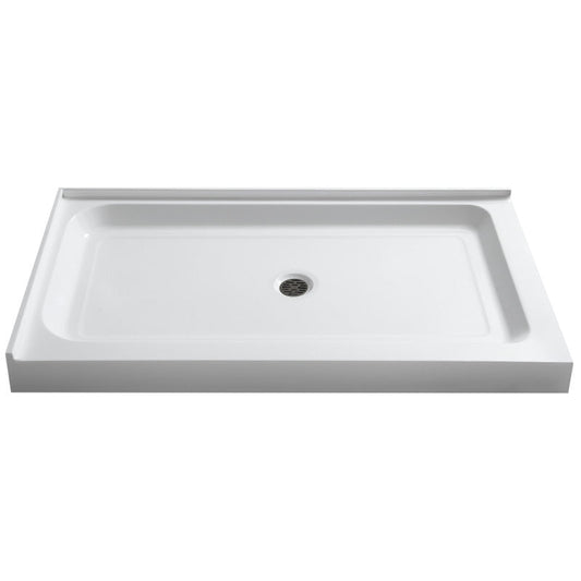 Vail 36 x 48  in. Double Threshold Shower Base in White