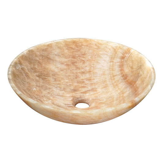 Jasso Natural Stone Vessel Sink in Cream Jade