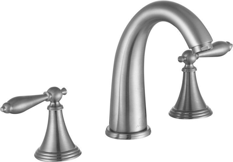 Queen 8 in. Widespread 2-Handle Bathroom Faucet in Brushed Nickel