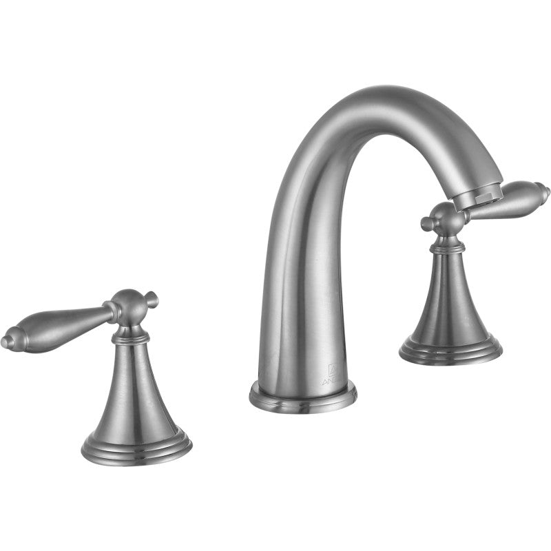 Queen 8 in. Widespread 2-Handle Bathroom Faucet in Brushed Nickel