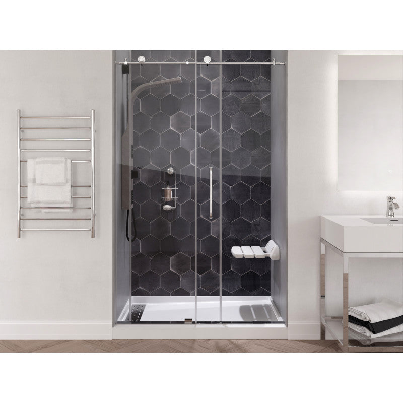 Class 13.78 in. Wall Mounted Folding Shower Seat