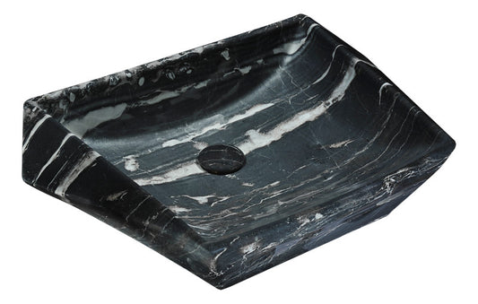 Sona Series Ceramic Vessel Sink in Marbled Adobe
