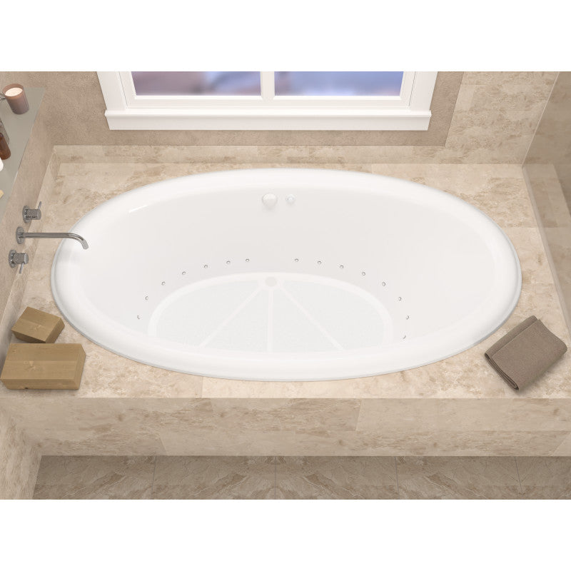 Atlantis Whirlpools Petite 44 x 78 Oval Air Jetted Bathtub