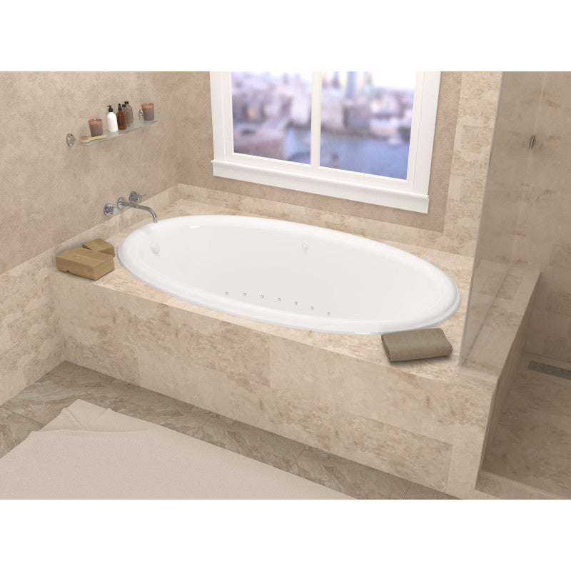 Atlantis Whirlpools Petite 42 x 70 Oval Air Jetted Bathtub