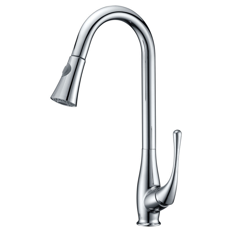Singer Series Single-Handle Pull-Down Sprayer Kitchen Faucet in Polished Chrome