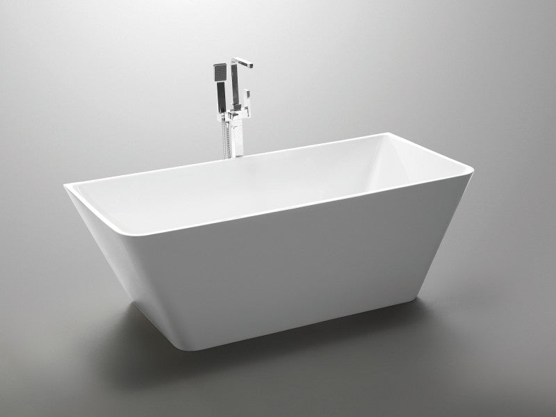 Zenith Series 5.58 ft. Freestanding Bathtub in White