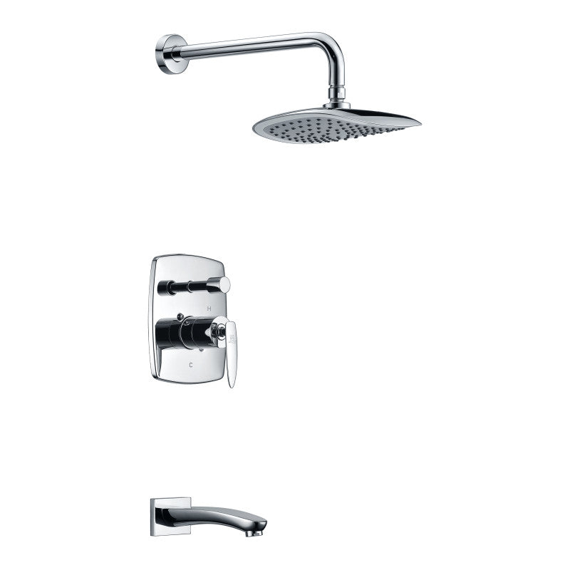 L-AZ026 - Tempo Series 1-Handle 1-Spray Tub and Shower Faucet in Polished Chrome