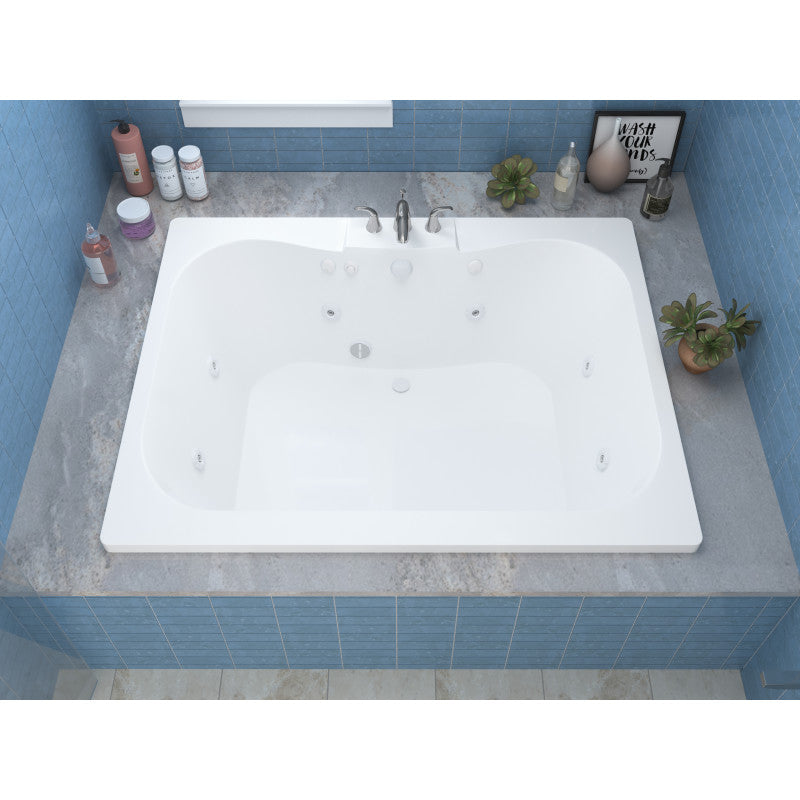 Atlantis Whirlpools Neptune 48 x 60 Rectangular Whirlpool Jetted Bathtub