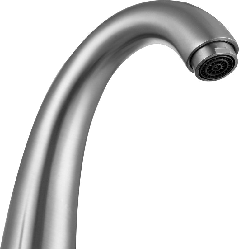 Queen 8 in. Widespread 2-Handle Bathroom Faucet in Brushed Nickel