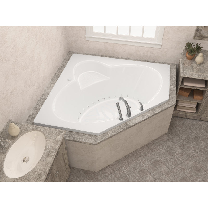 Atlantis Whirlpools Sublime 60 x 60 Corner Air Jetted Bathtub