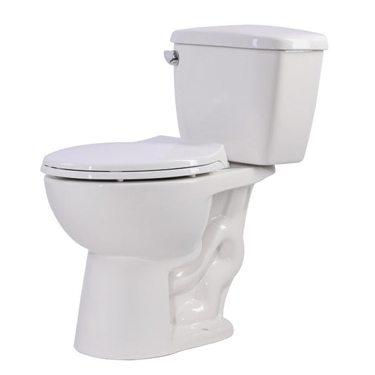 Talos 2-piece 1.28 GPF Single Flush Elongated Toilet in White