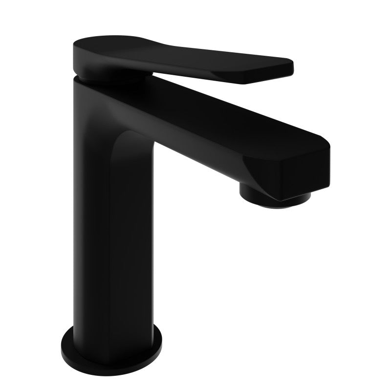 ANZZI Single Handle Single Hole Bathroom Faucet With Pop-up Drain in Matte Black