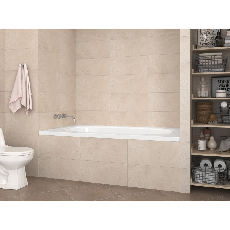 Atlantis Whirlpools Polaris 36 x 72 Rectangular Soaking Bathtub