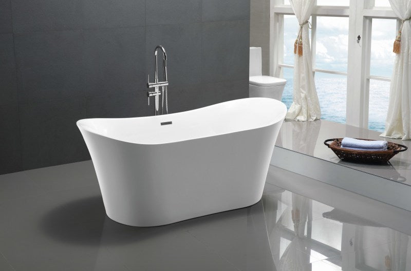 FT-AZ096 - Eft Series 5.58 ft. Freestanding Bathtub in White