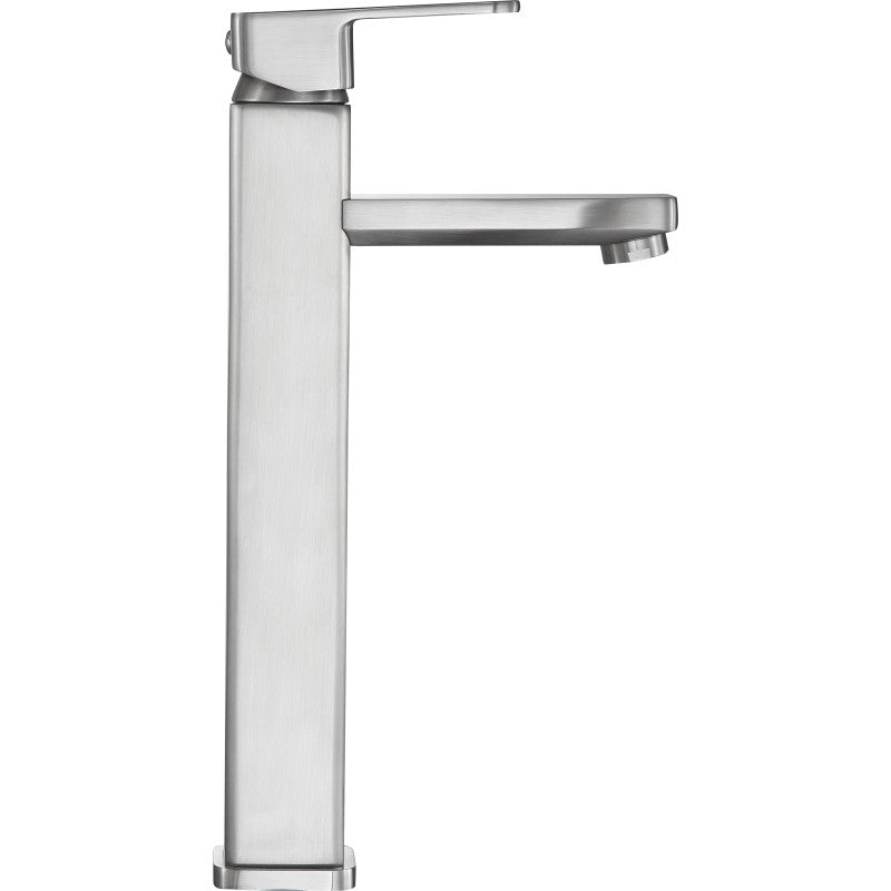 Nettuno Single Handle Vessel Sink Bathroom Faucet in Brushed Nickel