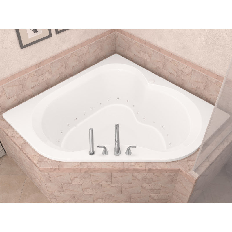 Atlantis Whirlpools Cascade 60 x 60 Corner Air Jetted Bathtub