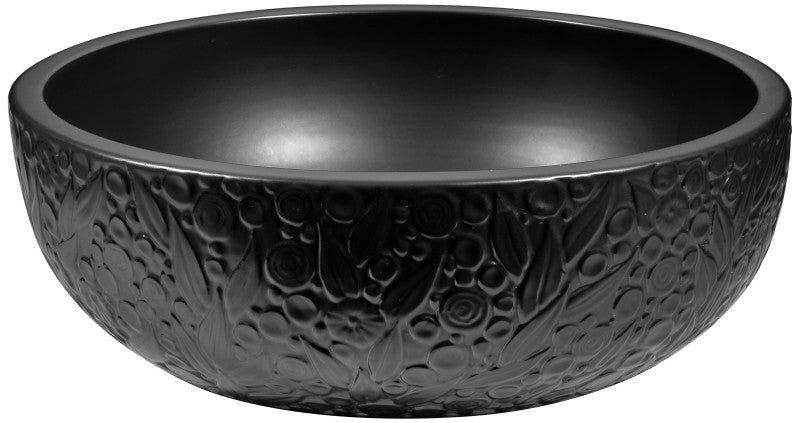 Tara Series Ceramic Vessel Sink in Black