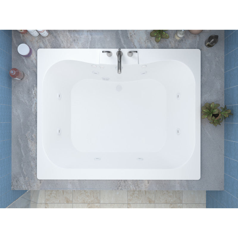 Atlantis Whirlpools Neptune 48 x 60 Rectangular Whirlpool Jetted Bathtub