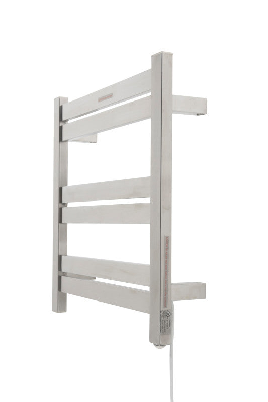 Starling 6-Bar Stainless Steel Wall Mounted Electric Towel Warmer Rack in Brushed Nickel