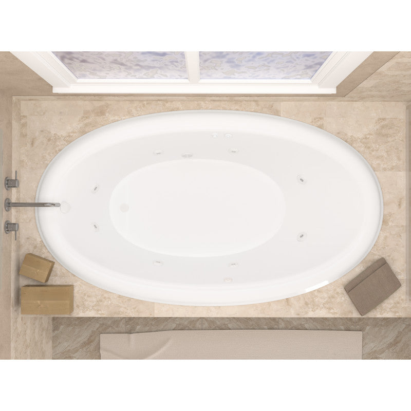 Atlantis Whirlpools Petite 36 x 60 Oval Whirlpool Jetted Bathtub