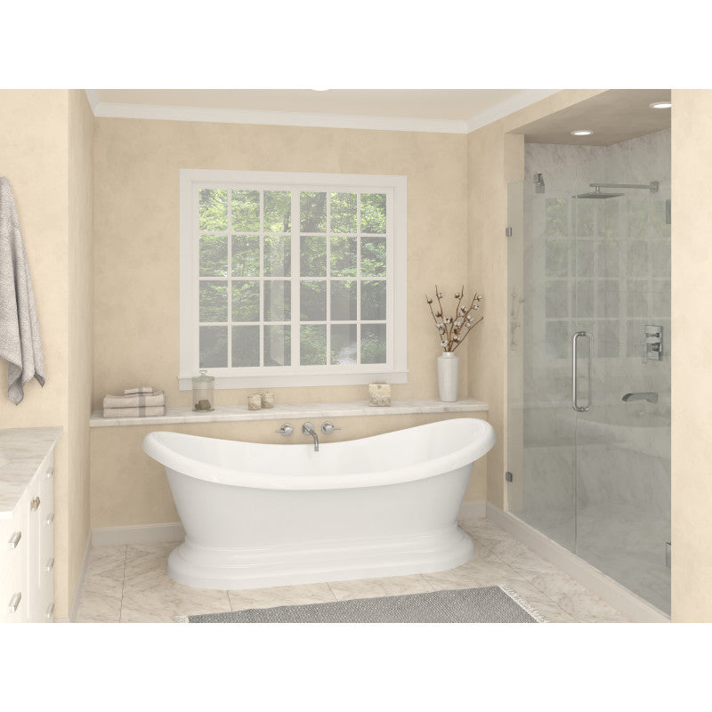 Atlantis Whirlpools Reef 34 x 71 Oval Freestanding Soaker Bathtub