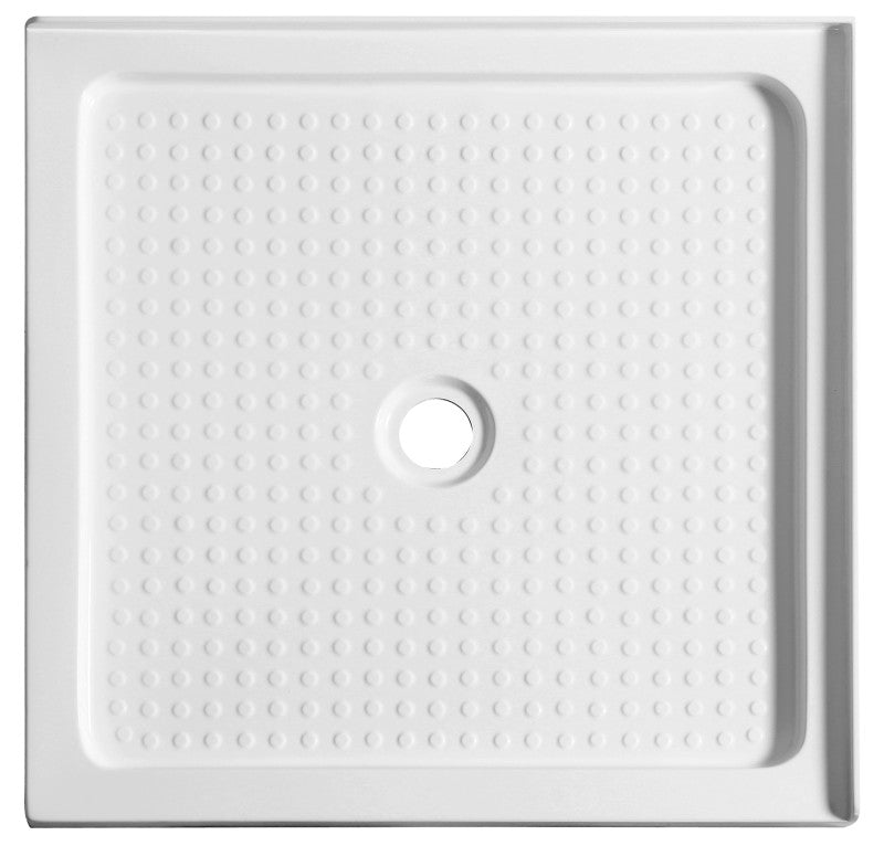 Valley Series 38 in. x 38 in. Shower Base in White