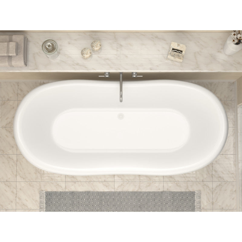 Atlantis Whirlpools Reef 34 x 71 Oval Freestanding Soaker Bathtub