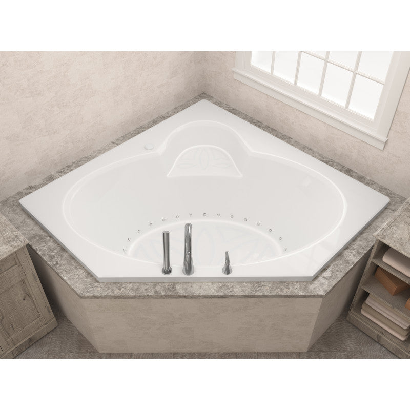 Atlantis Whirlpools Sublime 60 x 60 Corner Air Jetted Bathtub