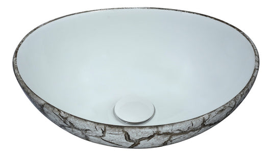 Sona Series Ceramic Vessel Sink in Grey