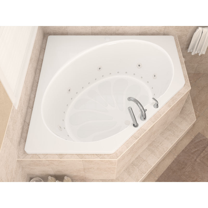 Atlantis Whirlpools Eclipse 60 x 60 Corner Air & Whirlpool Jetted Bathtub