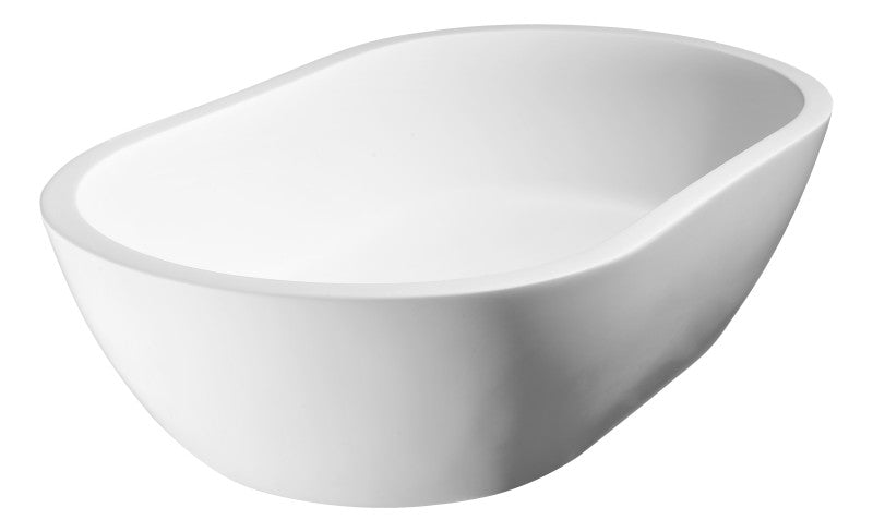 Runifer Solid Surface Vessel Sink in White