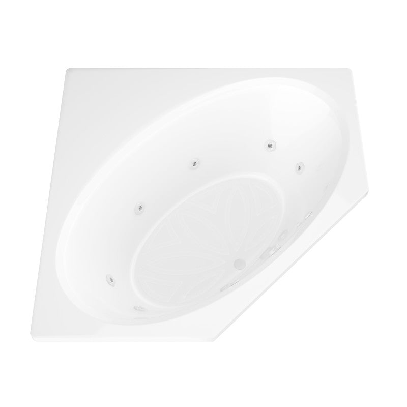 Atlantis Whirlpools Venus 60 x 60 Corner Whirlpool Jetted Bathtub