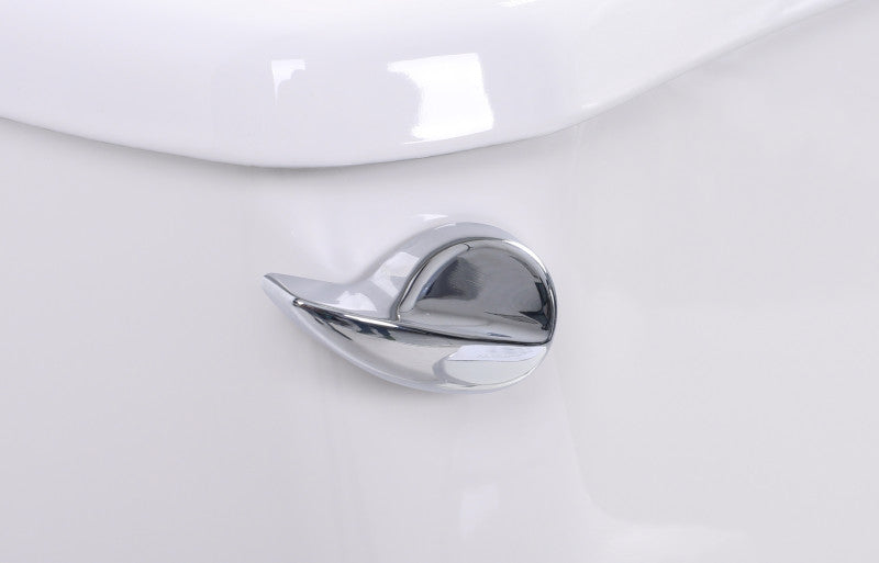 Author 2-piece 1.28 GPF Single Flush Elongated Toilet in White